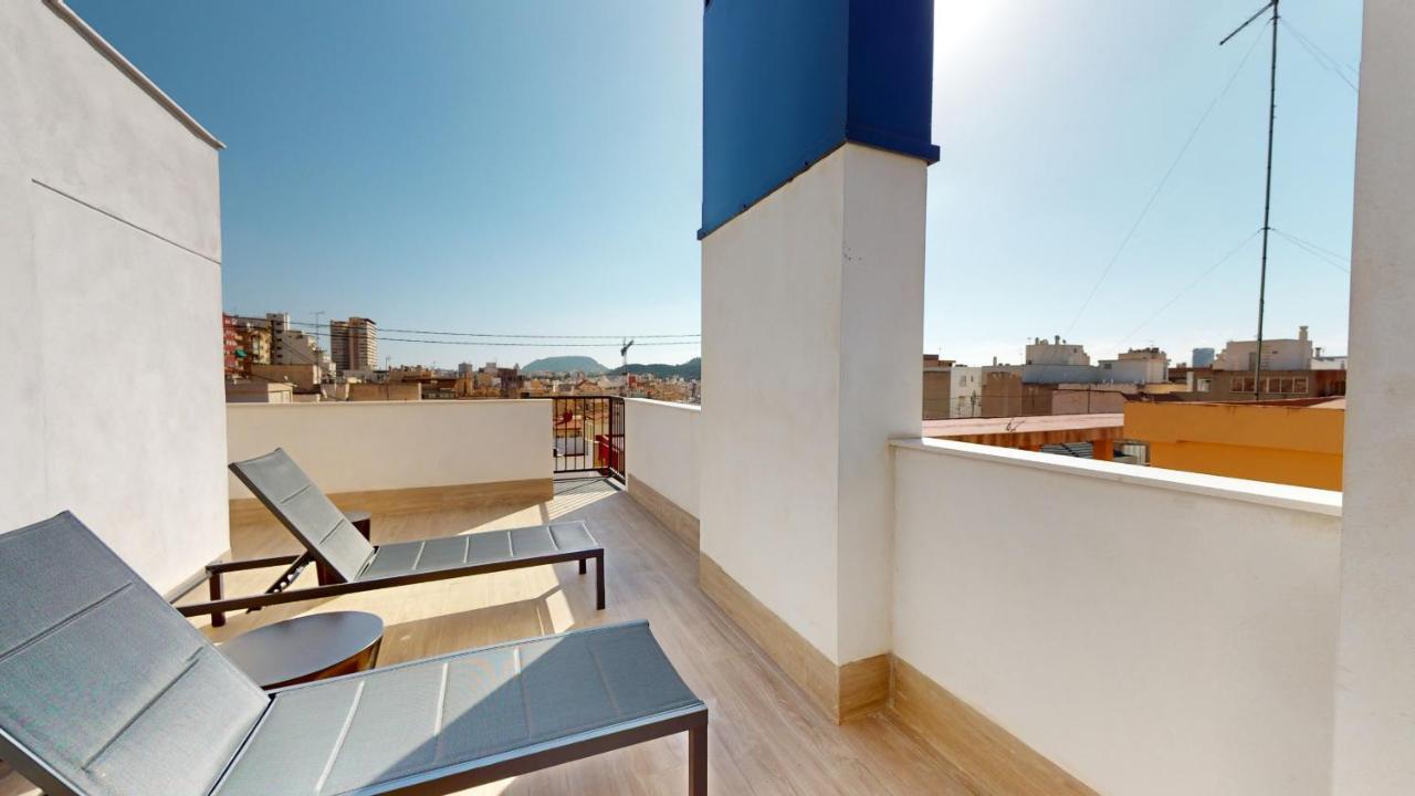 Alicante Colorful Penthouse Center 5Cアパートメント エクステリア 写真